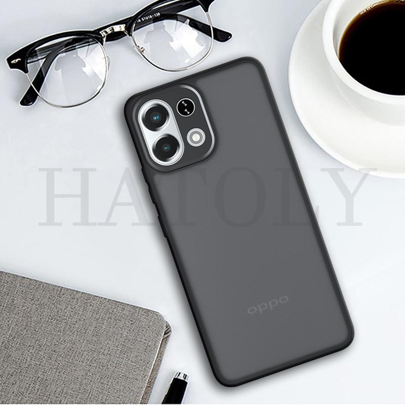 For Oppo K13 Case for Oppo K13 5G Cover Simple Black Matte Shell Anti-fingerprint Phone Case Case For Oppo K13 5G
