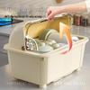 Kitchen Dish and Utensil Storage Box with Lid