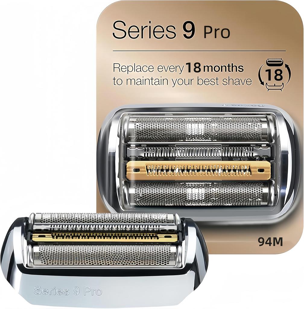 Braun Series Pro Replacement Blade 94M Net Blade Integrated Series Pro 90S 92B 92S Razor Shaver Replacement Parts Compatible Product 9/9 Blade/Inner