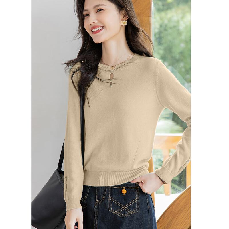 Mokana Women's Long Sleeve Cashmere Sweater