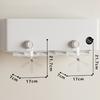 3Pcs Wall Mounted Conditioning Guide Fan Plastic Adjustable Suction Cup Air Conditioning Ventilator Windmill Shaped