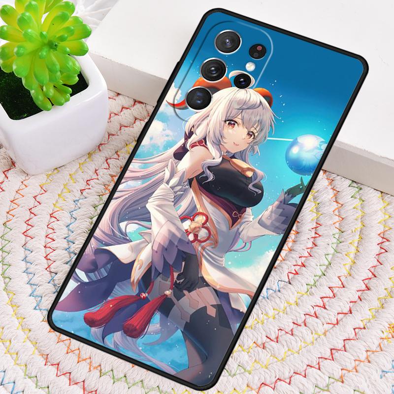 Ganyu Genshin Impact Soft Silicone Phone Case For Samsung Galaxy Note 10 Pro S26 S25 S24 S23 S22 S21 Plus S25Ultra Capa Cover
