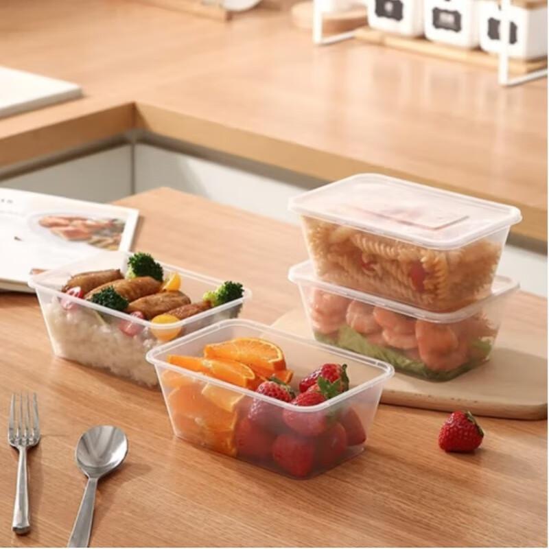 Deshangyuan 750ml Quadratischer Einweg-Lebensmittelbehälter