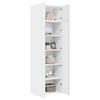 Vidaxl Cabinet, White, 70X42.5X225 Cm, Wood-Based Material