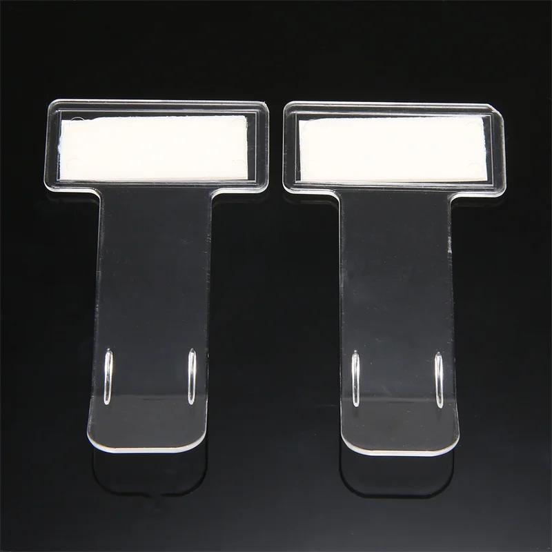 Car Styling Parking Ticket Holder Fastener Card Holder Invoice Receipt Mounting Fastener Plastic Organizer Windshield Sticker