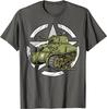 Sherman M4A1 World War II Army Tank History Retro Summer Cotton O-neck Short Sleeve T-shirt