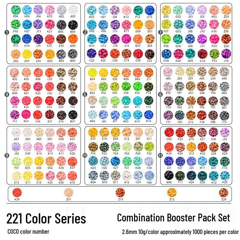 Haus 294 Color Fusion Perler Perlen Nachfüllset - 221 Spezialfarben DIY-Materialien