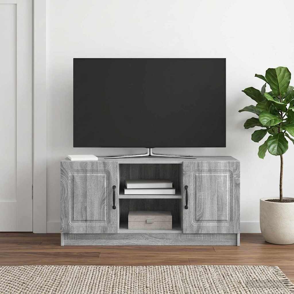 TV Cabinet Grey Sonoma 102 x 34.5 x 47 cm Engineered Wood