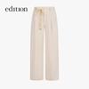 Edition Women's Linen Casual Straight-Leg Trousers