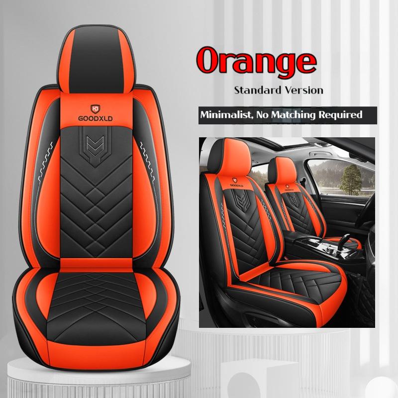 Autostoelhoes Voorstoelhoes Autostoelbeschermer Stoelhoezen voor Auto Ademend PU Leer Autostoelhoezen Passen op de Meeste Voertuigen