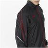 Mizuno Breath Thermo Lined Warmer and Training Size L MC-LINE Jacket, Moisture-Wicking Heat-Generating, Wear, 32MEA631, Black/Chinese Red,