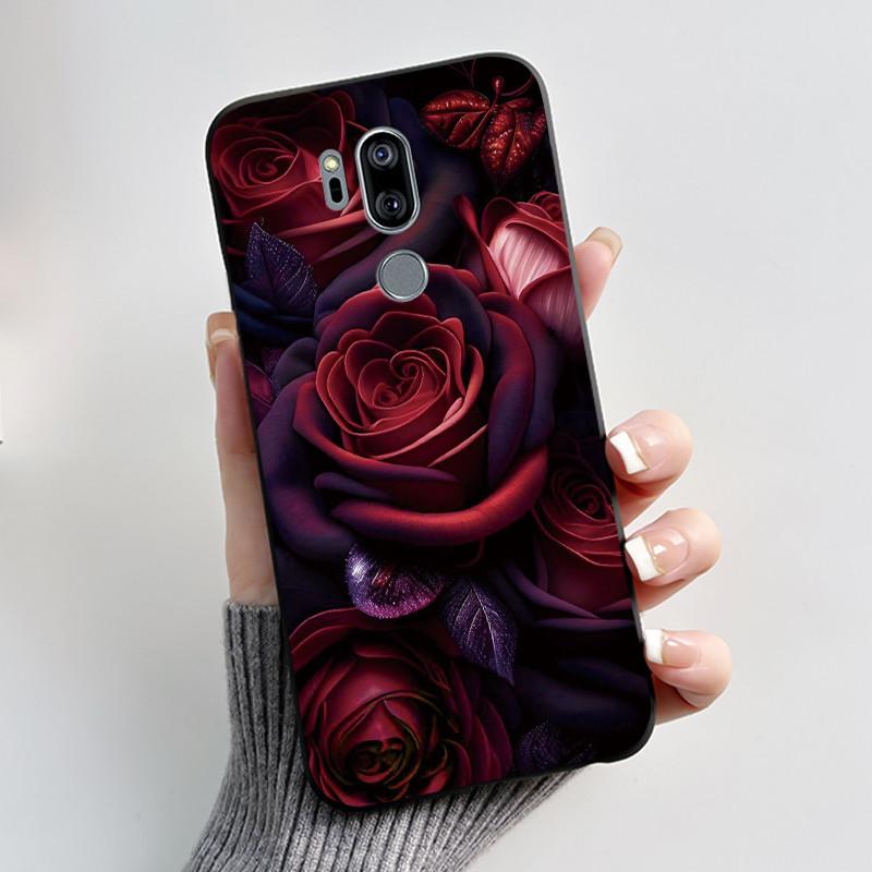 Casing For LG G7 ThinQ Case G710EM Luxury Dragon Cute Cool Boys Girls Soft TPU Black Silicone Matte Bumper LG G7ThinQ Back Cover
