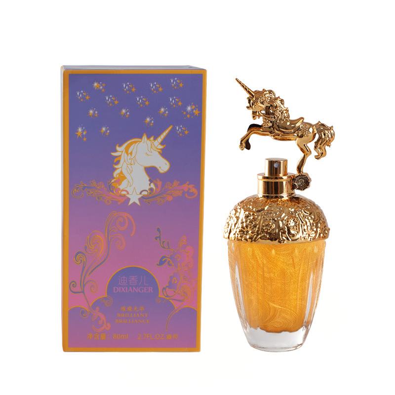 

Di Xiang er Bright Brilliance Unicorn Gilt Quicksand Ladies Perfume Lasting Light Fragrance Student