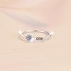 925 Sterling Silver Women's Minimalist Korean Style Moissanite Ring - Niche Design Fashion Jewelry