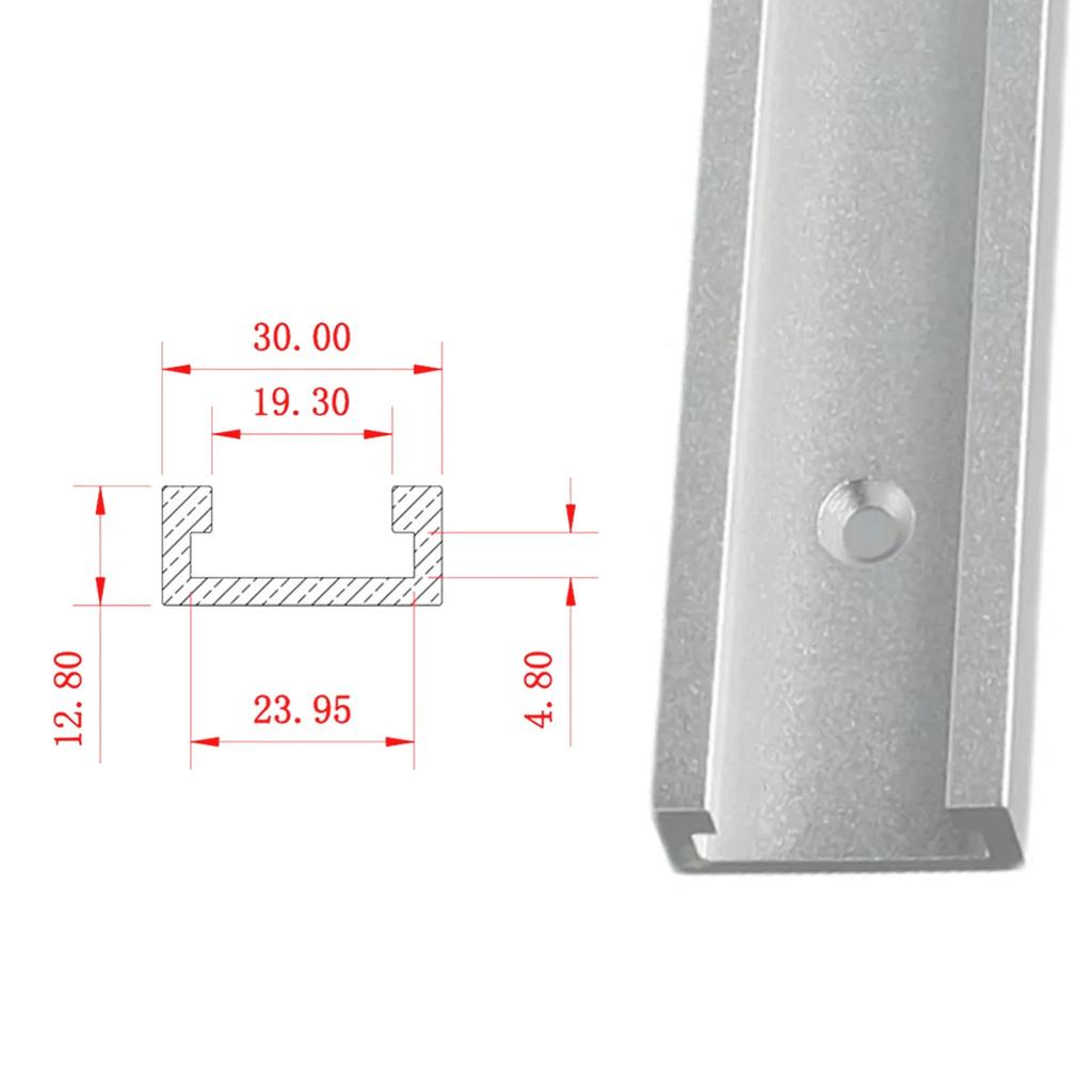 For Woodworking Bench Saw/Router Table T-Track Woodworking Tools 300/400/600mm Aluminium Alloy Miter Bar Slider