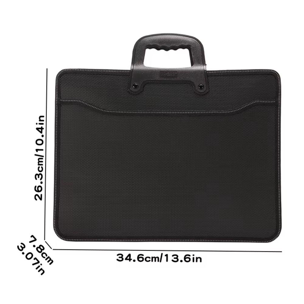Laptop Handbag Office File Bag Large Capacity Document Bag Portable Business Bag Storage Briefcase