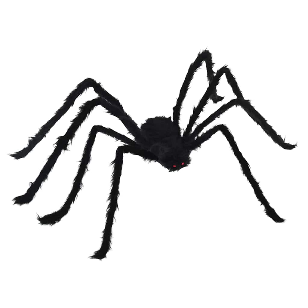 Halloween Spider Decoration 3 Pcs Black 150 Cm