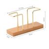Metal 2-in-1 Napkin Holder Elegant Design Toothpick Dispenser  For Kitchen