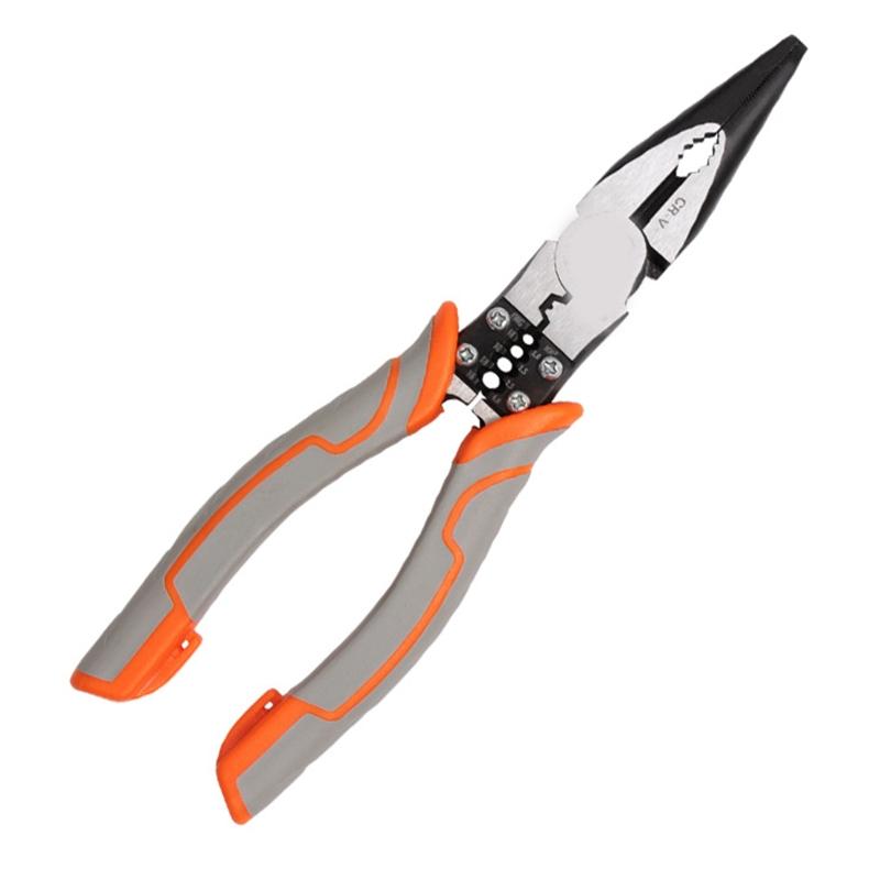 

Needle Nose Pliers Wire Stripper Diagonal Pliers for Handyman Linesman Electricians DIY Work Friends Family Anti-Rust 1