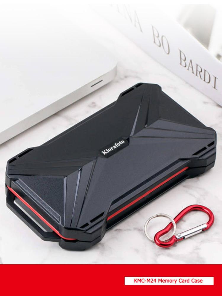 

Magnetic Closure Memory Card Case Holder Organizer Keeper for 12 SD/SDXC/SDHC Card & 12 Cfexpress Type A Camera Memory Card Case чёрный