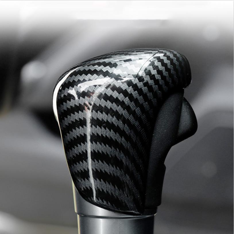 Carbon fiber Gear Shift Knob Cover Trim 1pcs For Honda Civic