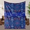 1pc Cozy Blanket, Made of Soft High-Definition Digital Printing Technology with Local Art Pattern Design. This All-Season Cool Blanket Is a Perfect Gi
