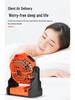 Rechargeable High-Power Portable Camping Fan with Light and Hook - Ideal for Tent and Household Use