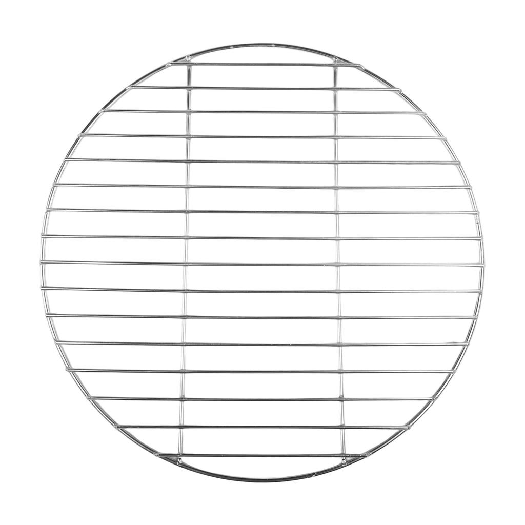 Camping Accessories Round Barbecue Tray Stainless Steel BBQ Grid