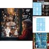 Christmas Decor Window Clings Pvc Snowflake Santa Static Stickers For Holiday Celebration