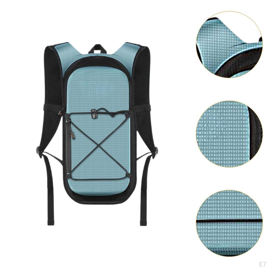 Kadın Erkek için Hidrasyon Sırt Çantası Günlük Çanta Hafif Su Torbası Taşınabilir Seyahat