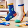 Tree Lettering Socks Set of 2 (Navy) (Ages 4-7)_CZ8124015