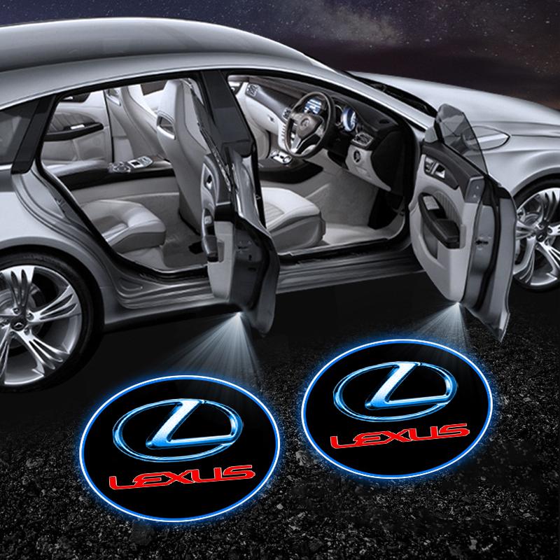 Wireless HD Car LED Door Logo Welcome Lights Projector Decor For Lexus LS LC RZ ES300 GS350 CT200h GX460 LX570 RX500h NX300 LM