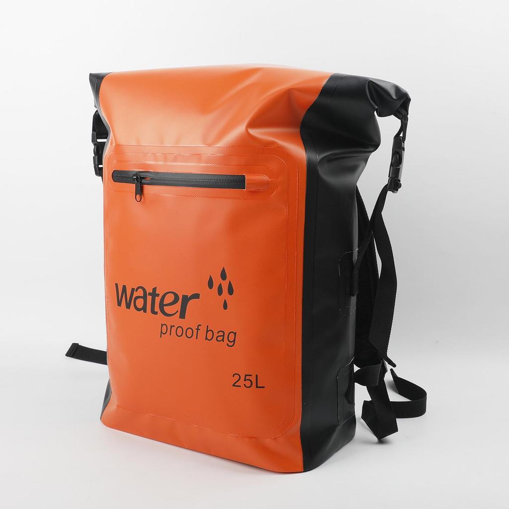 Outdoor Waterproof Multipurpose Backpack for Rafting, Mountaineering, and Swimming with Folding Water Bladder