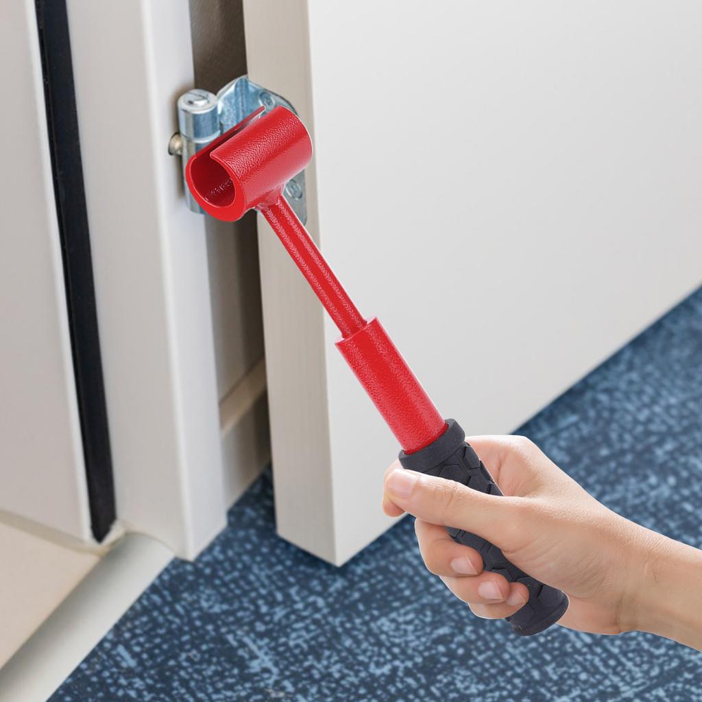 Door Hinge Repair Spanner with Ergonomic Grip Hinge Bender Wrench Door Hinge Adjustment Tool Kit for Door and Cabinet Alignment