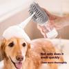 Spazzola per Bagno Animale Domestico Multifunzionale Silicone Strofinare Facile da Pulire Animali Gatti Cani Bagno Spazzola da Bagno Spazzola Massaggiante Forniture per Animali Domestici