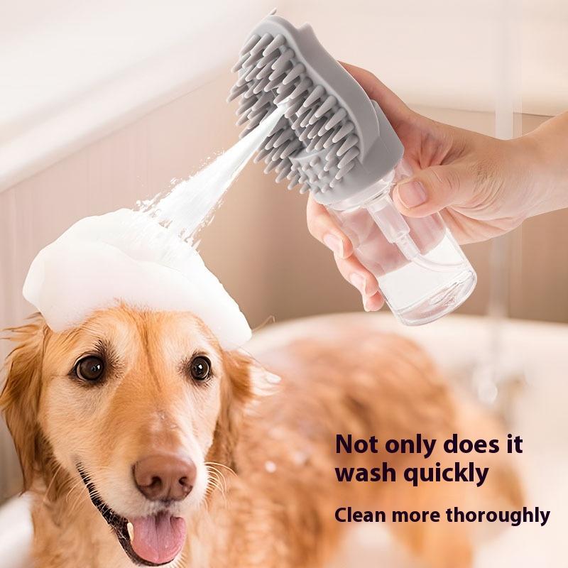 Spazzola per Bagno Animale Domestico Multifunzionale Silicone Strofinare Facile da Pulire Animali Gatti Cani Bagno Spazzola da Bagno Spazzola Massaggiante Forniture per Animali Domestici