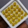 Natural Yellow Sapphire Oval Cut 9 Pcs 7x5 MM Lot CERTIFIED Loose Gemstone s-45000