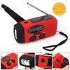 Multifunctional Emergency Radio with LED Flashlight FM AM WB NOAA Solar Radio Hand Crank Powered 600mAh