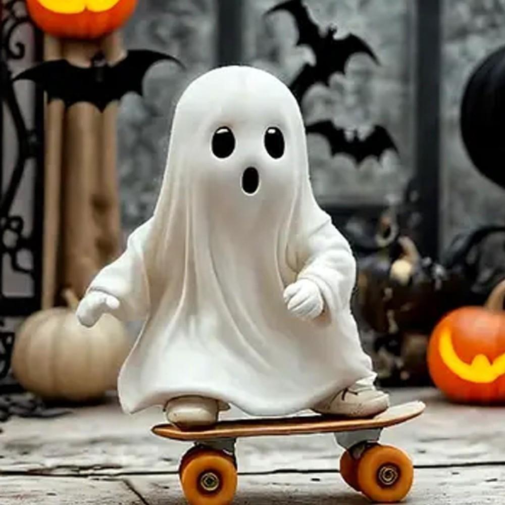 Handicraft Halloween Ghost Statues Halloween Themed Ghost Halloween Ornament  Children Girls Boys