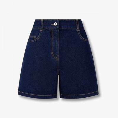 Denim Twill Backbanding Shorts 9176262983