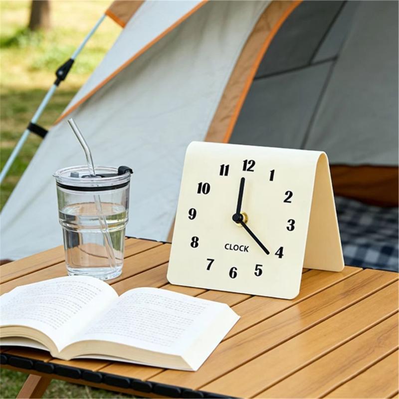 Modern Bedsides Table Analog Clock With Big Number Birthday Christmas Gift For Elderly And Kids No Battery Included
