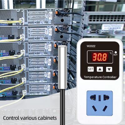 W2025 110-220V/1500W Akıllı Dijital Sıcaklık Kontrol Cihazı Termostat Çıkışı -50~120°C Sera için Hassas Sıcaklık Kontrolü
