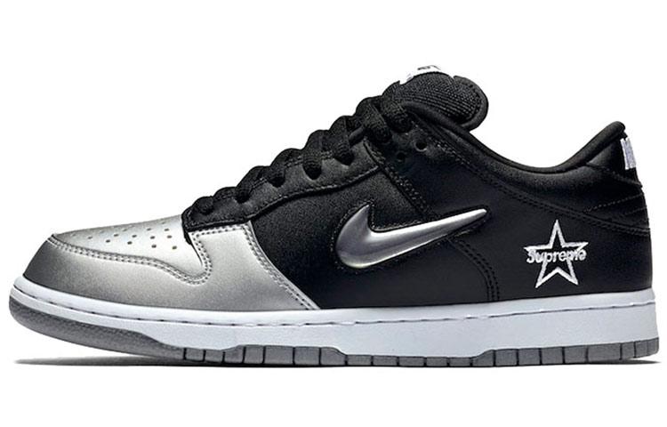 

Nike X Supreme Sb Dunk Low Qs Metallic Silver CK3480-001 41