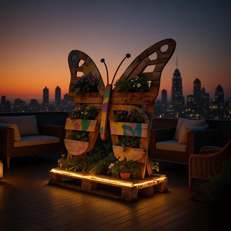 Wooden Butterfly Décor for Parks, Malls, Campsites & Scenic Spots