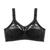 Full Cup Ultra-thin Large Size Bra Without Sponge Transparent Sexy Lace Women's Underwear