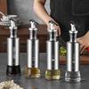 Stainless Steel Glass Oil Bottle Set