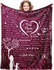 1PC Gift To Dad Thin Blankets for Father's Day Anniversary Birthday Mother's Day for Mom Wife Uncle Grandma Abuela Soft Throw