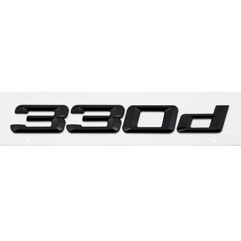 For BMW G20 G21 G28 F30 F31 F34 F35 E90 E91 E92 E93 E46  DIY Sticker Rear Trunk Badge Plastic Decal 3 Series 325d 330d 335d 328d Ue2