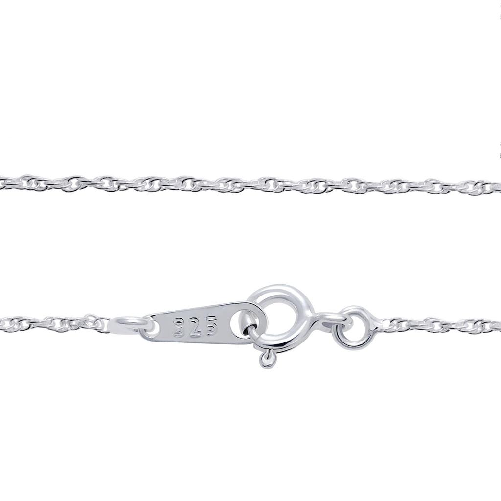 [Sears] Sterling Silver 925 Rope Chain, 1.3mm width, 45cm, sr25-45