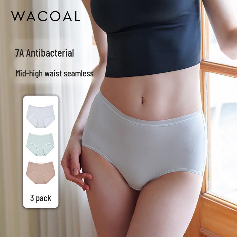 

Женские антибактериальные хлопковые трусы-слипы средней высоты посадки Wacoal UP04A5 L